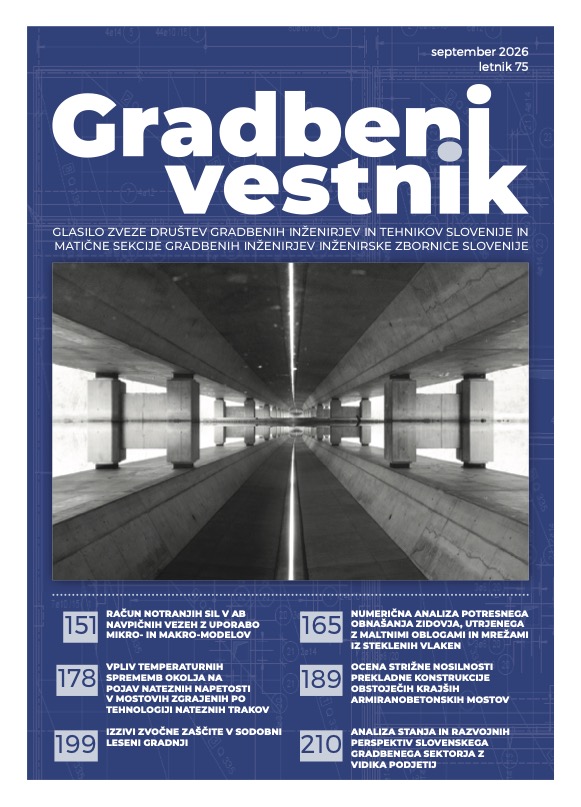 Gradbeni vestnik - znanstveno-strokovna revija